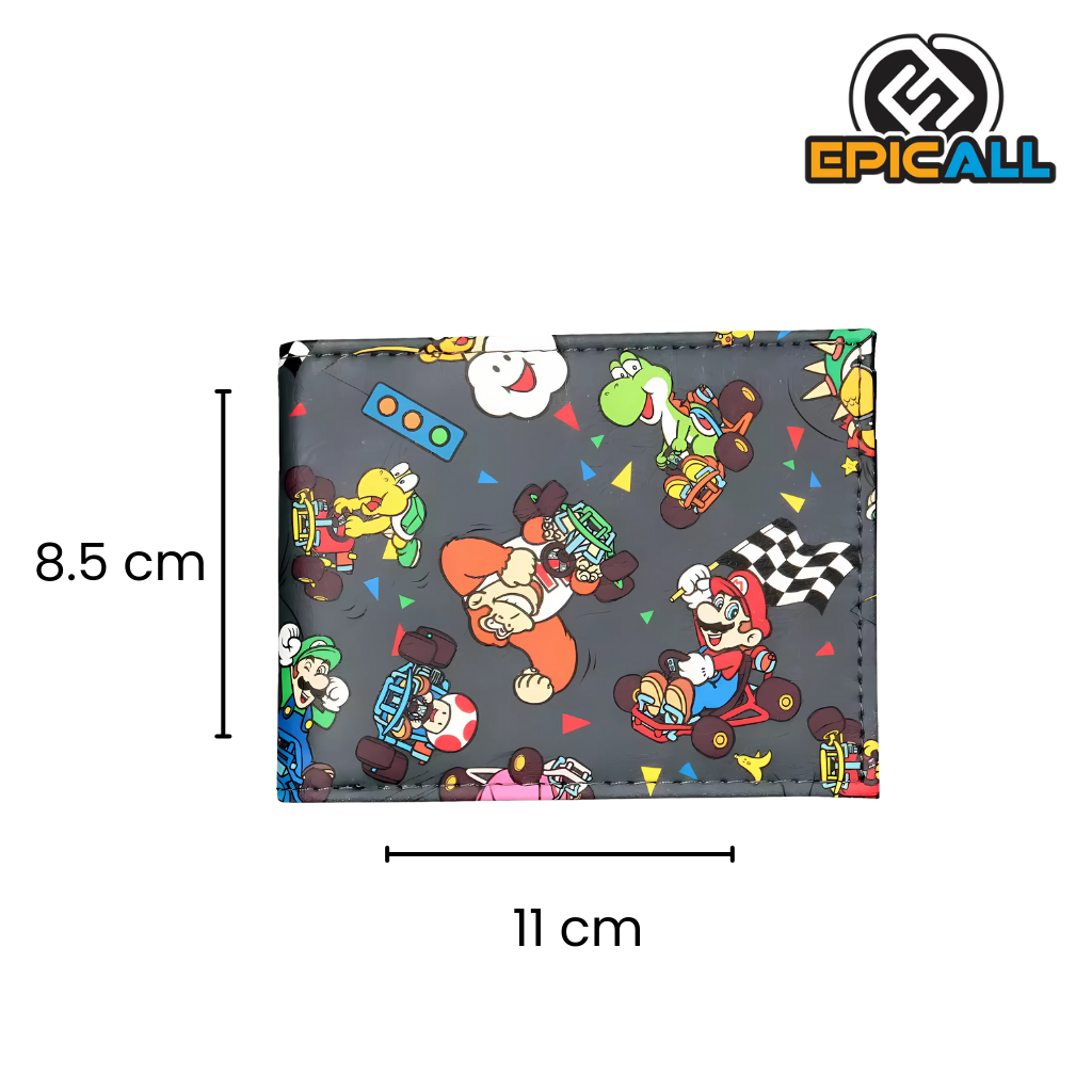 Medidas de la billetera, 8.5cm de alto y 11cm de ancho