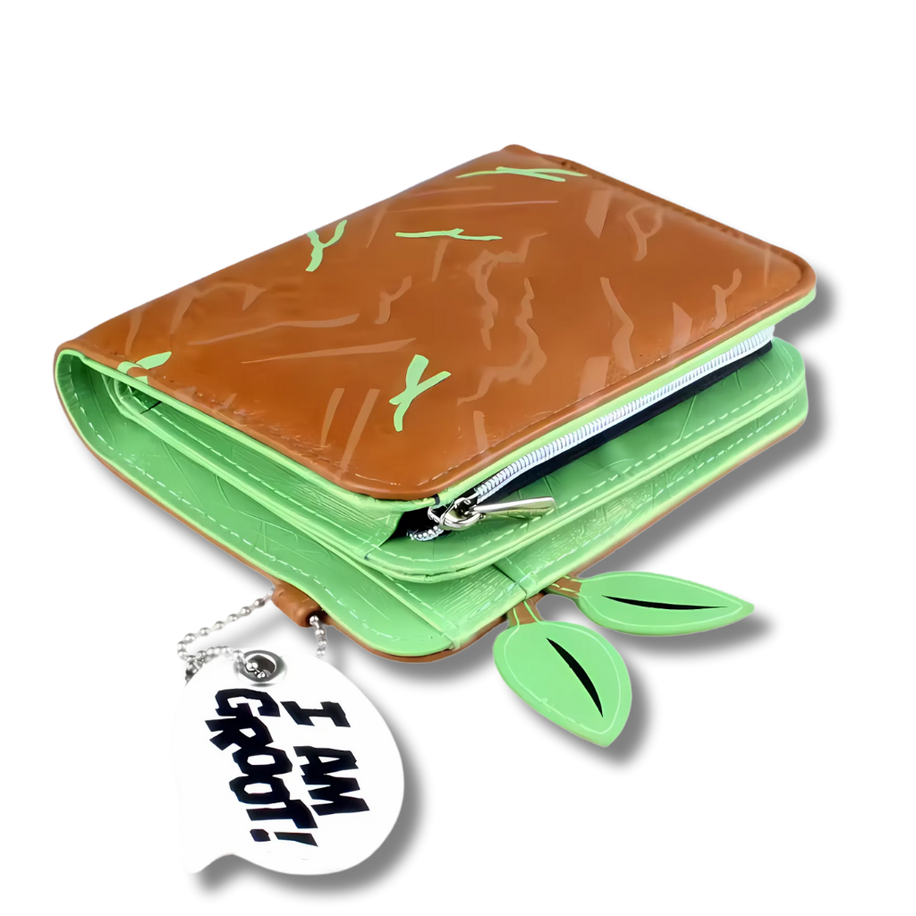 Cierre para monedas de la Billetera Groot de Guardianes de la Galaxia Marvel