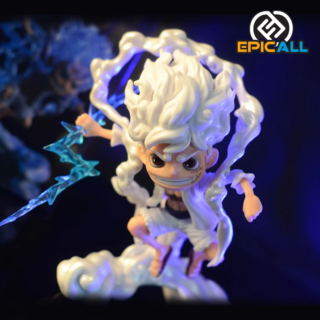 Estatua De Luffy Gear Five 15cm - One Piece