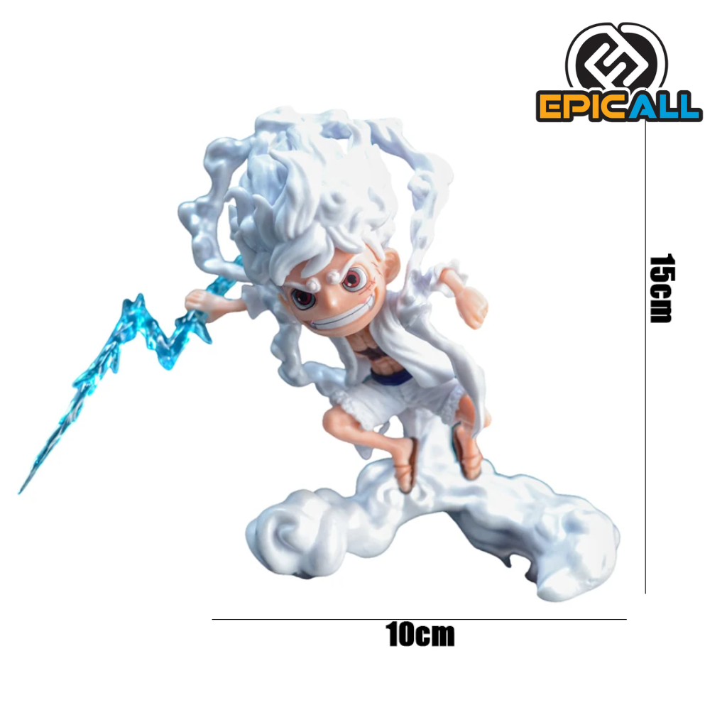 Estatua De Luffy Gear Five 15cm - One Piece
