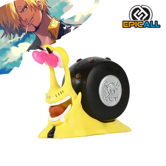Figura Estatua Den Den Mushi de Sanji - One piece