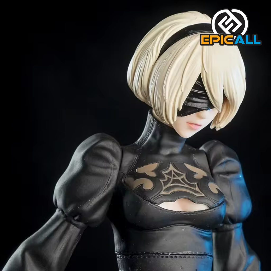 Foto cercana del rostro de la figura