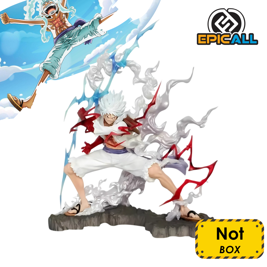 Figura Estatua Luffy Gear 5 25cm Tipo Nica - One Piece