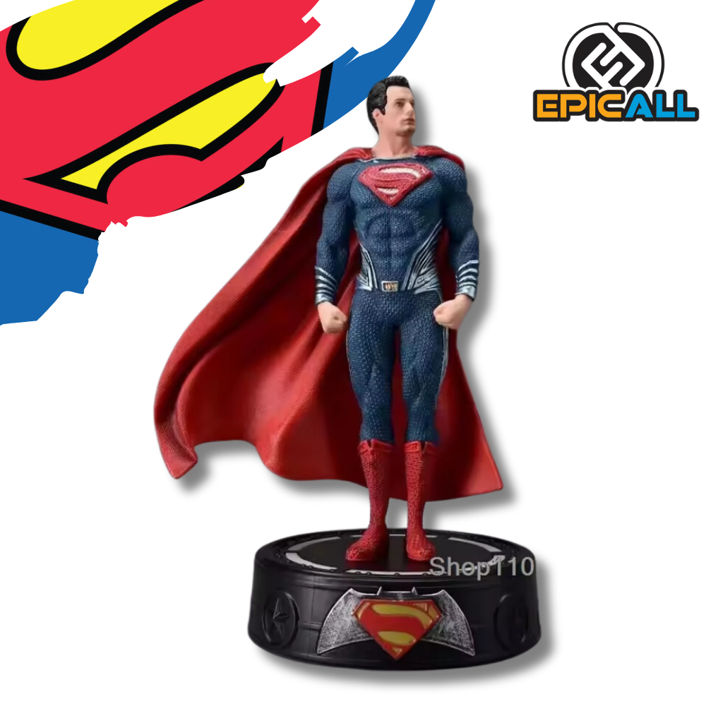 Figura Estatua Superman Liga de la Justicia 20cm - DC Comics