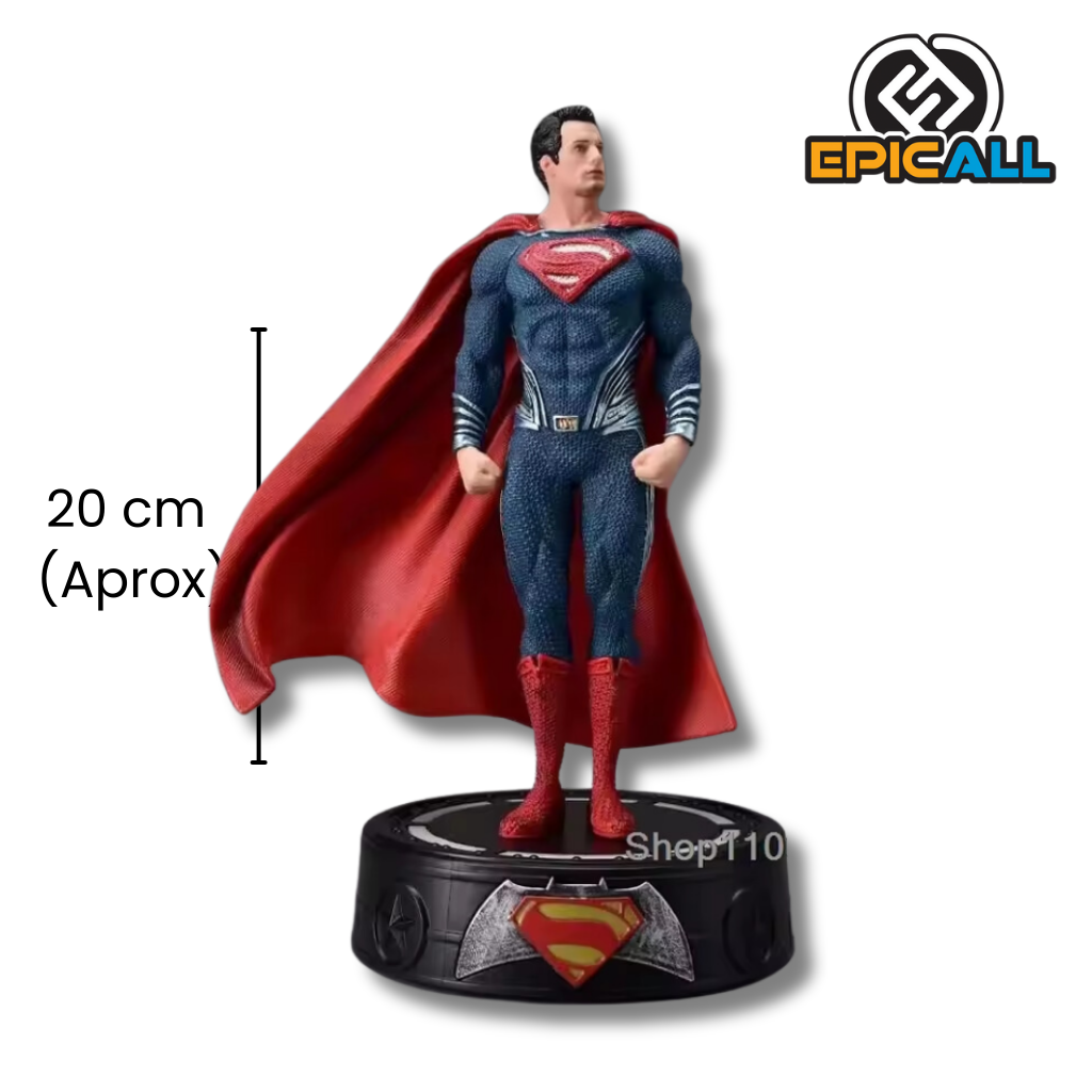 Figura Estatua Superman Liga de la Justicia 20cm - DC Comics