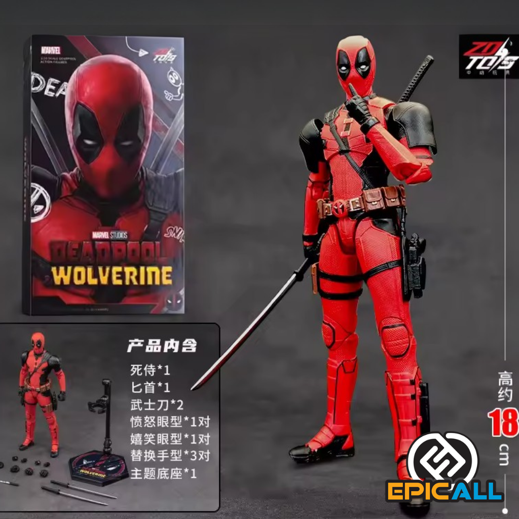 Figura articulada de Deadpool - ZD Toys