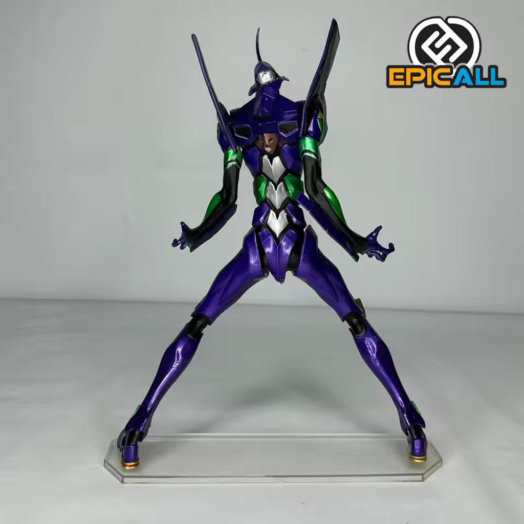 La parte trasera de la figura del eva 01