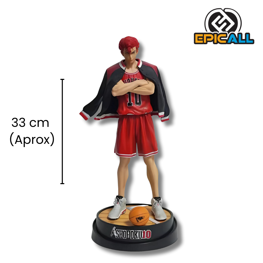 Figura de acción de Hanamichi Sakuragi de Slam Dunk, 33 cm