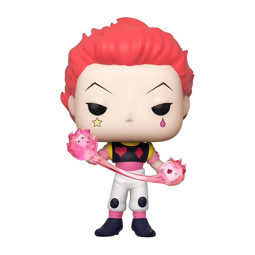 Funko Pop! Animation Hisoka #652 - Hunter x Hunter, fondo blanco.