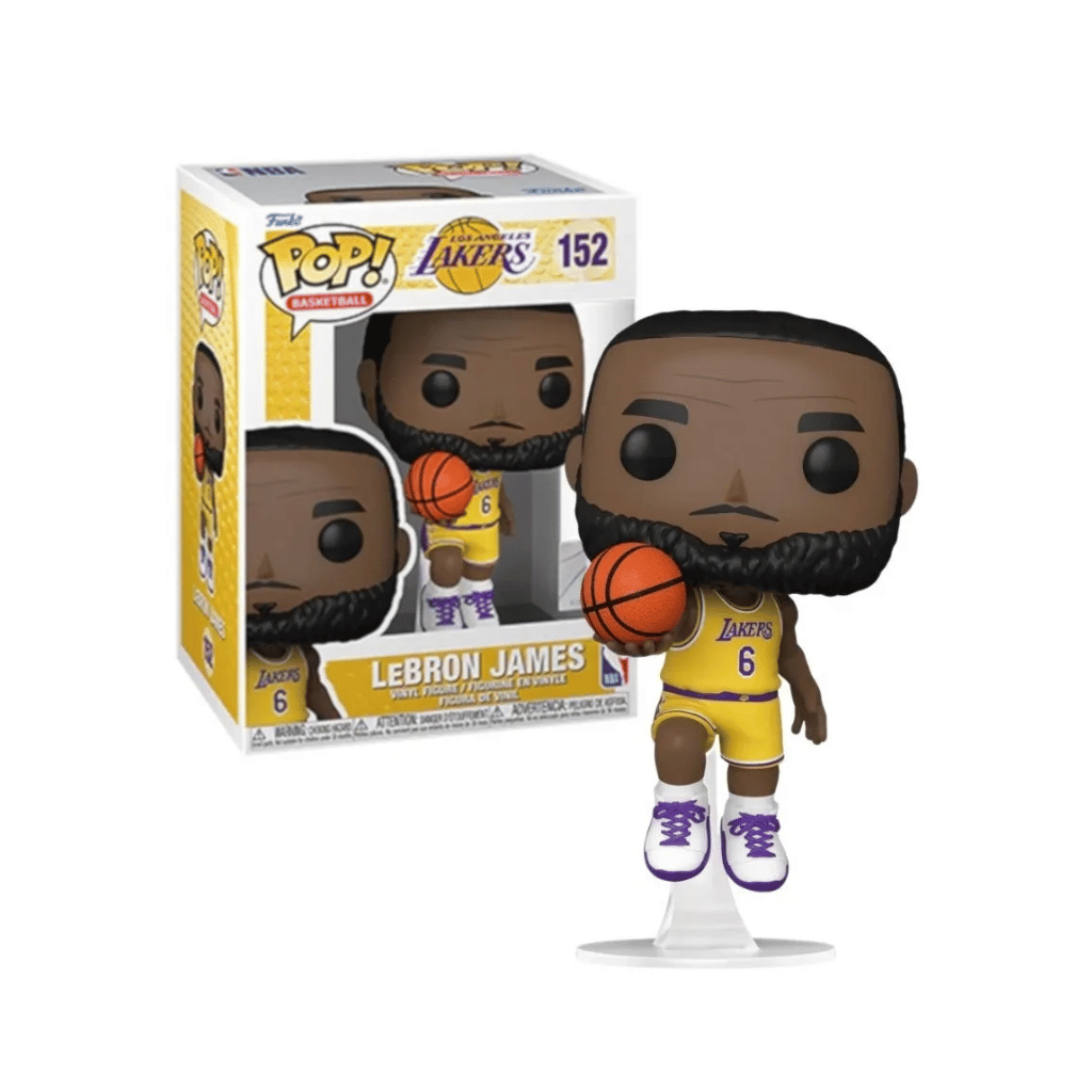 Funko Pop! Basketball Lebron James #152 - Los Angeles Lakers con fondo blanco