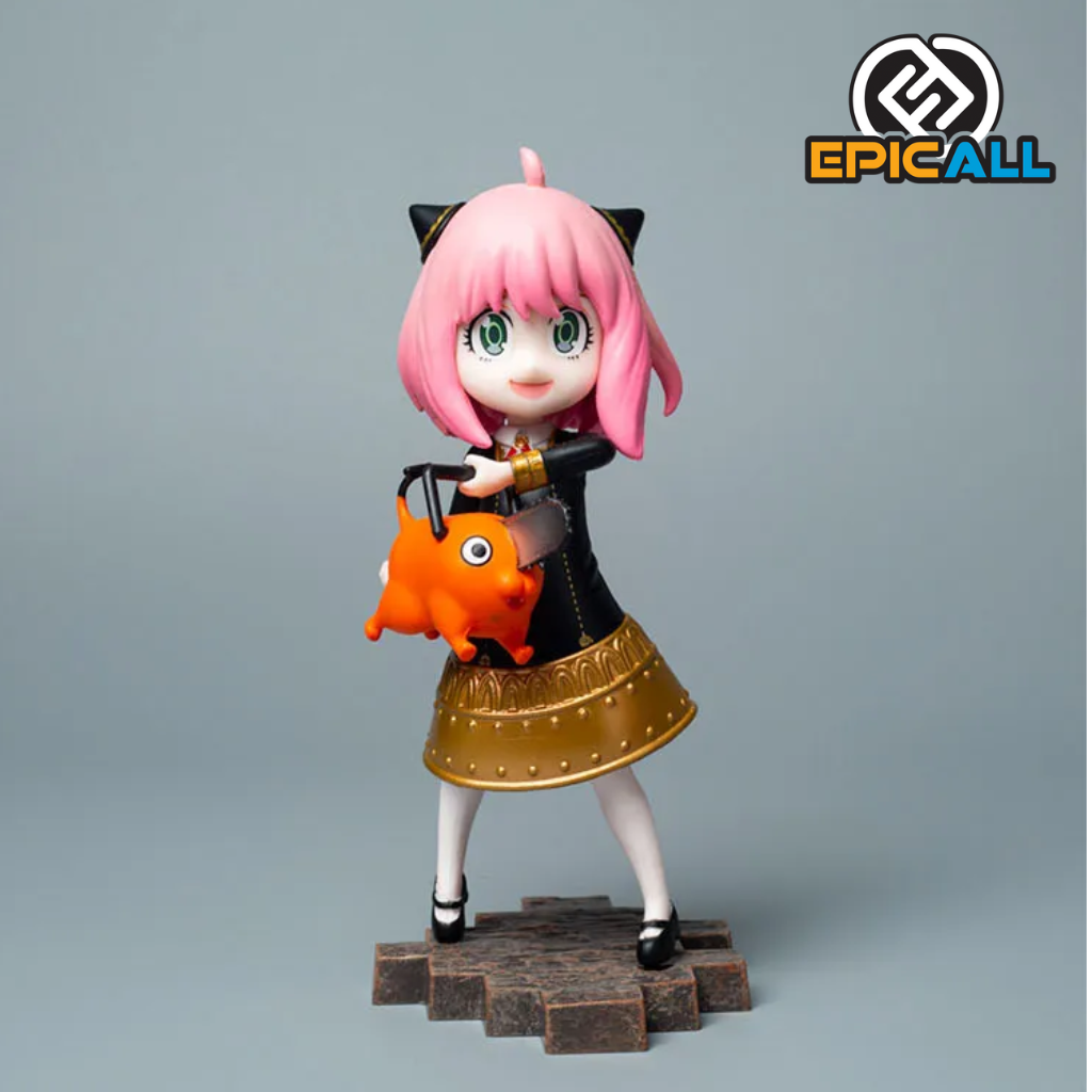Figura Anya W/ Pochita de 17cm - Spy x Family