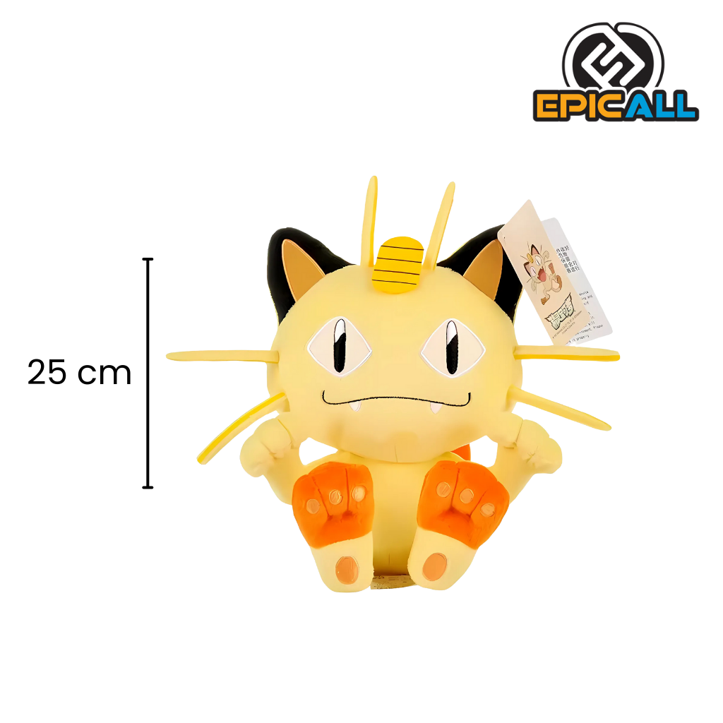 Peluche Meowth 25cm - Pokemon