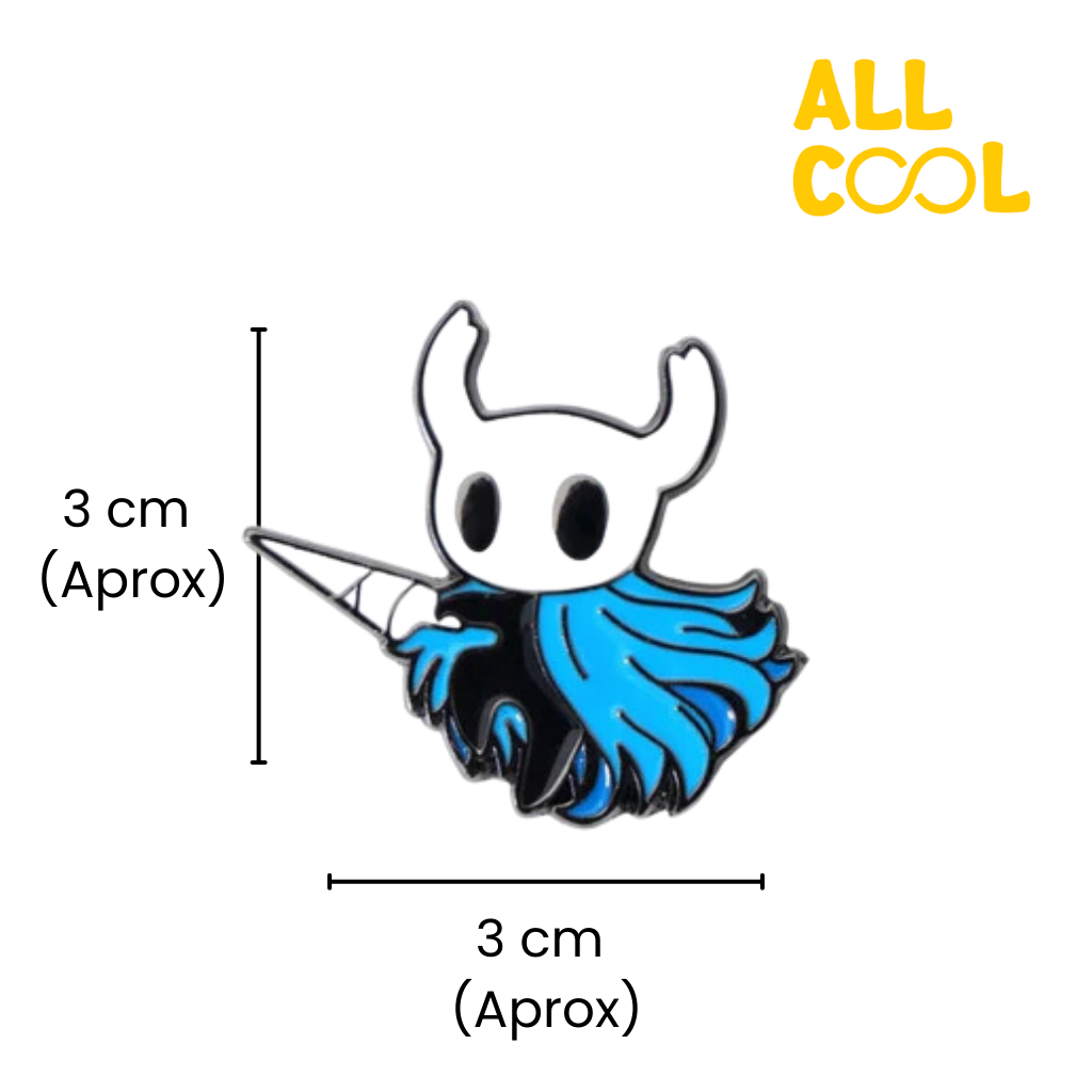 Medidas del pin metalico, 3cm de alto por 3cm de ancho