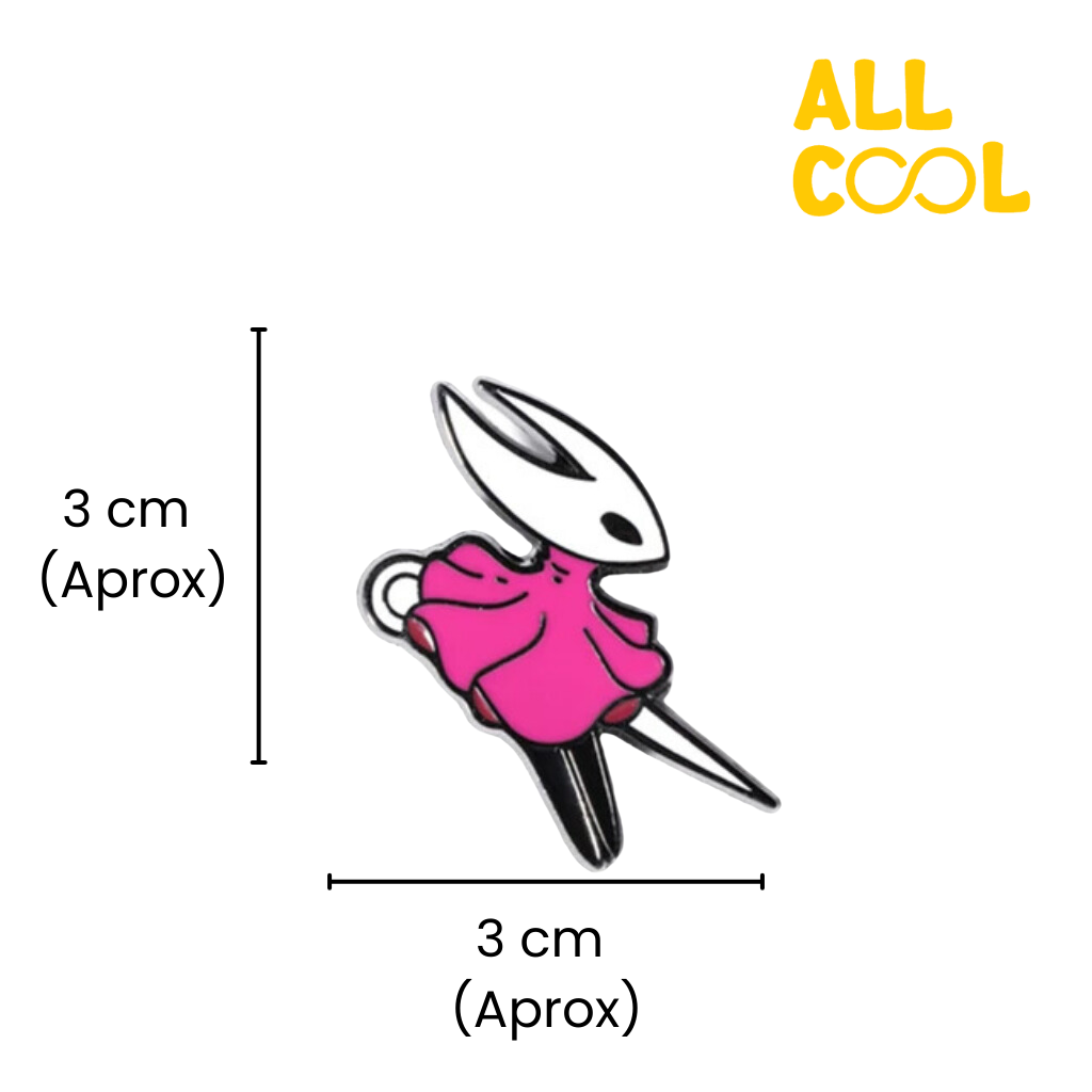 Medidas del pin metalico, 3cm de ancho por 3cm de alto