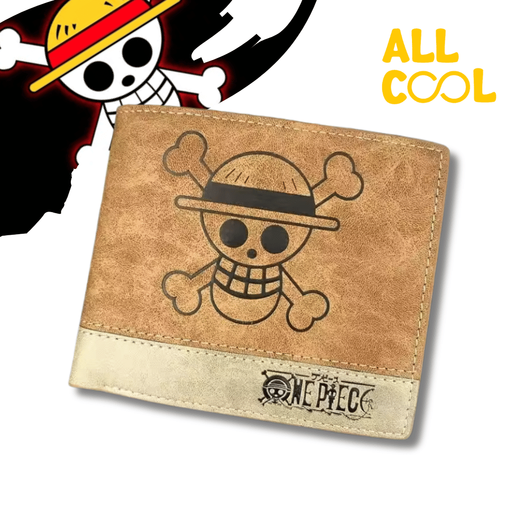 Billetera de Semi-Cuero Tripulación Sombreros de Paja - One Piece #92
