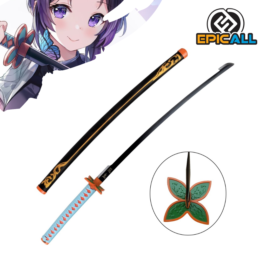 Foto de Replica de Acero - Shinobu Pilar Insecto Demon Slayer Katana