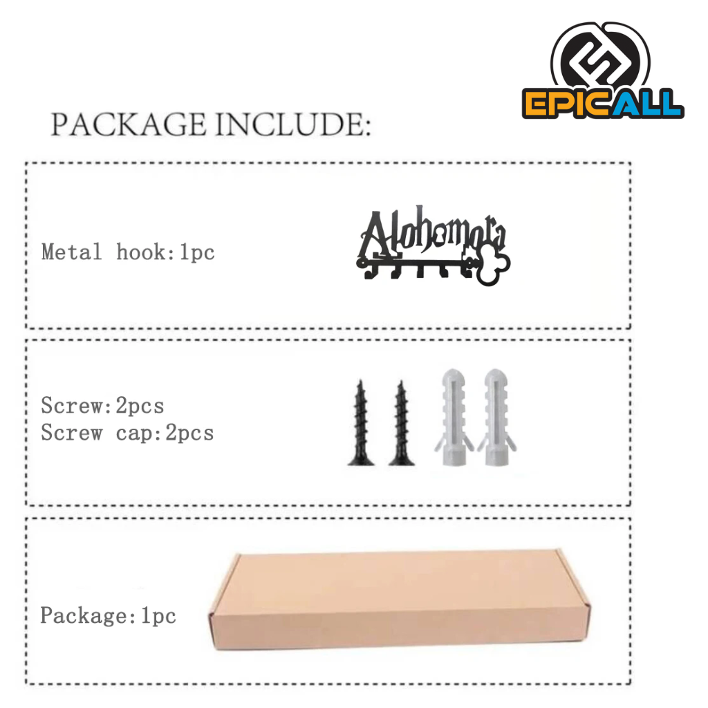 Colgador de Llaves "Alohomora" - Harry Potter