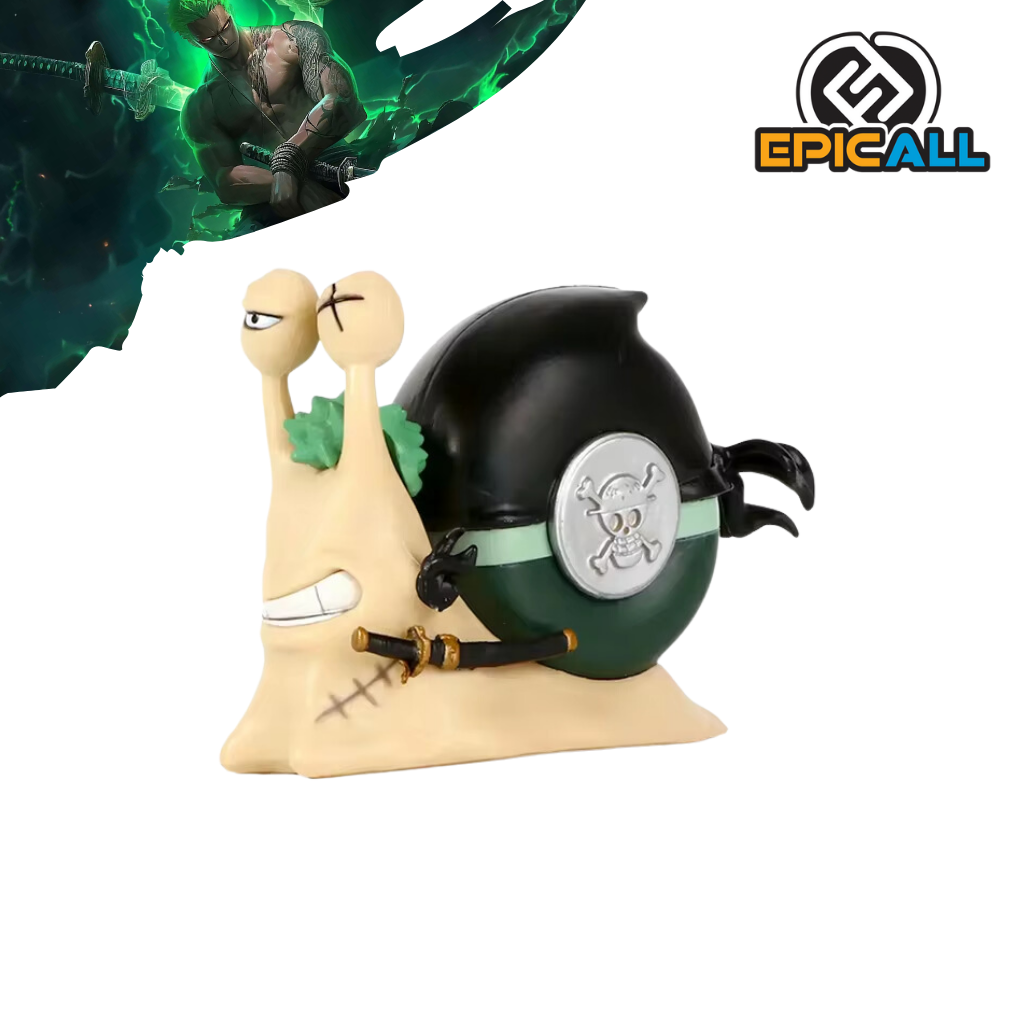 Figura Estatua Den Den Mushi de Zoro - One Piece
