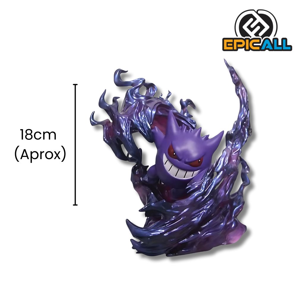 Medidas de la estatua, 18cm de alto.