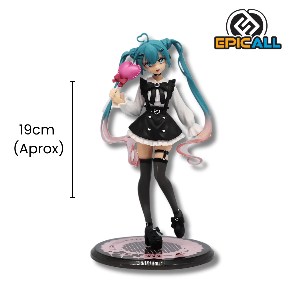 Medidas de la figura de Hatsune Miku, 19cm de alto
