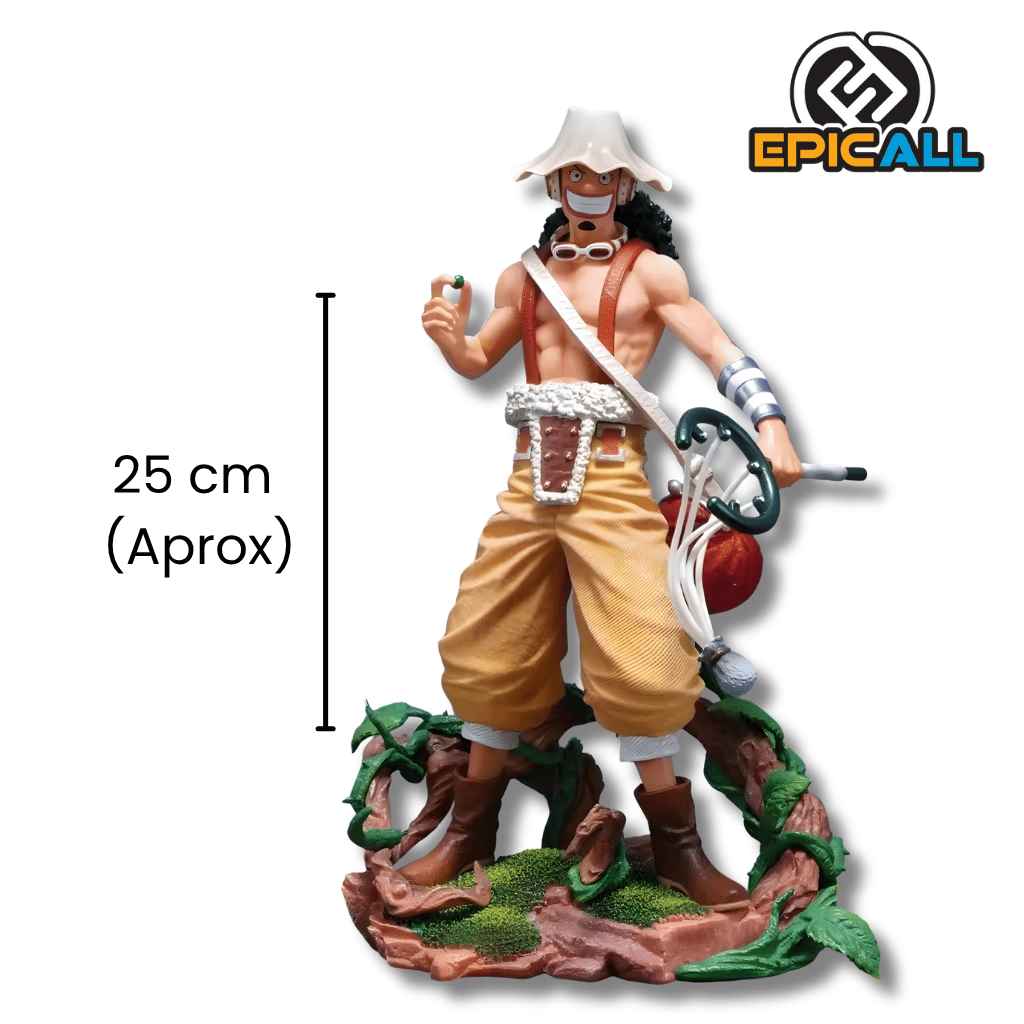Figura Estatua De Usopp Con Tirachinas 25cm - One Piece