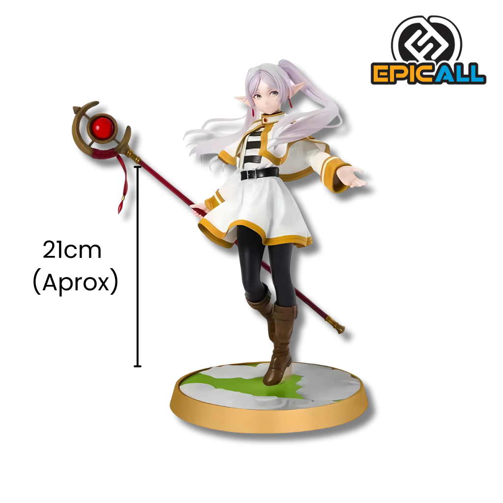 Medida de la figura de Frieren, 21cm de alto.