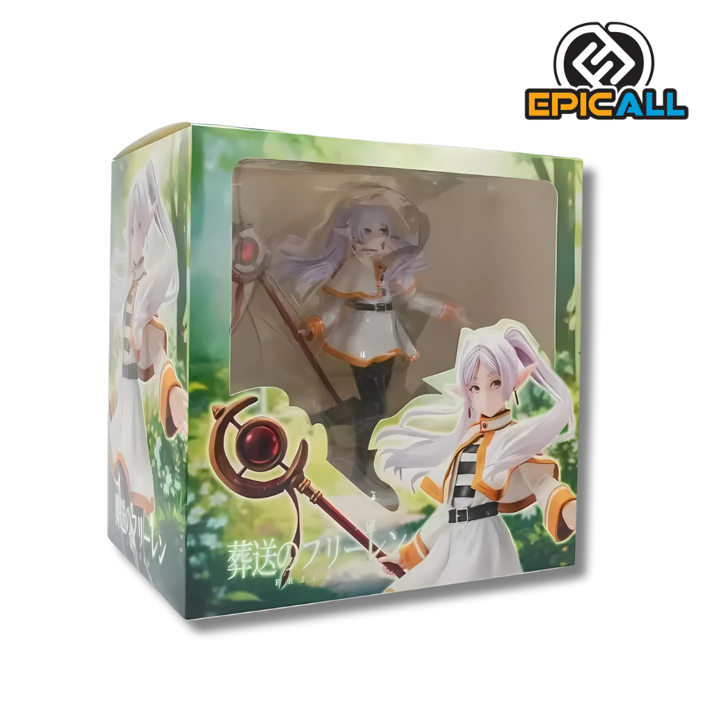 Figura de Frieren en su caja.