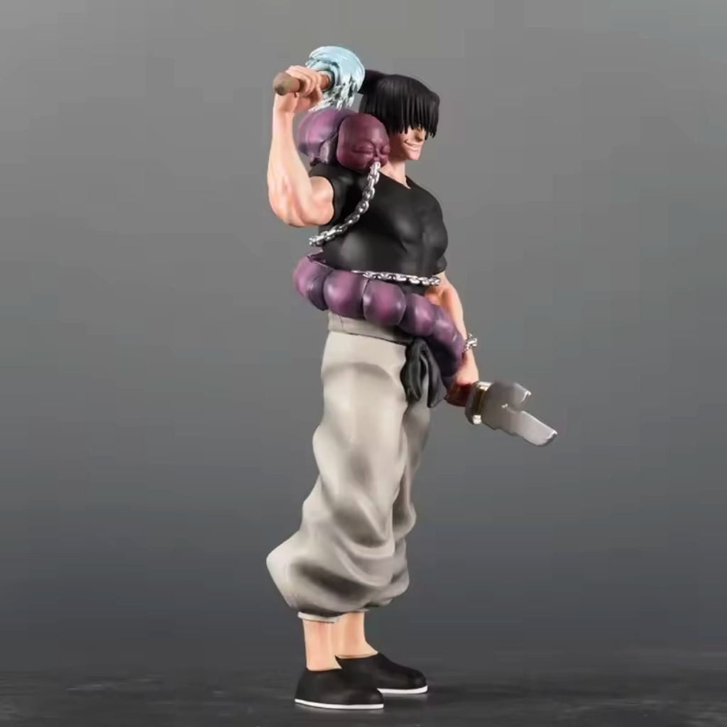 Vista lateral derecha de la figura.