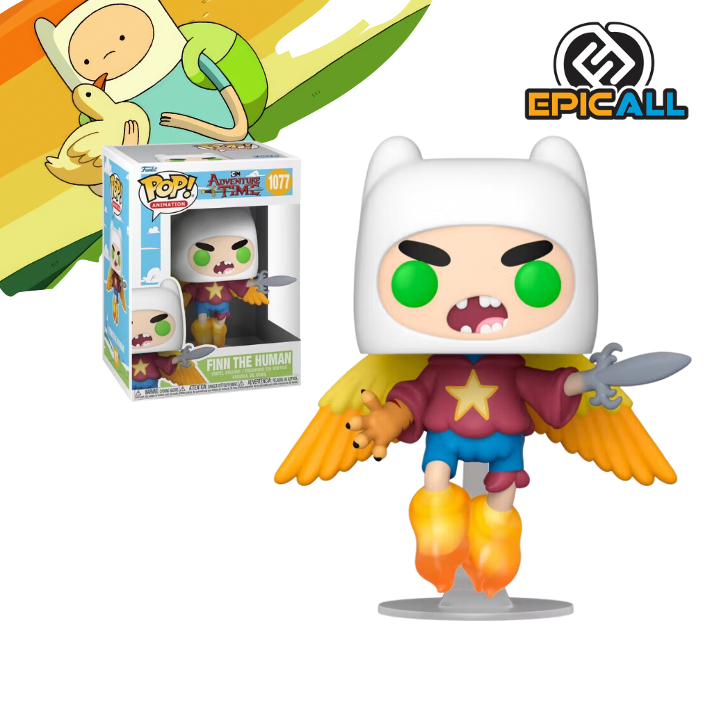 Figura Funko Pop Tamaño Regular de Finn The Human #1077