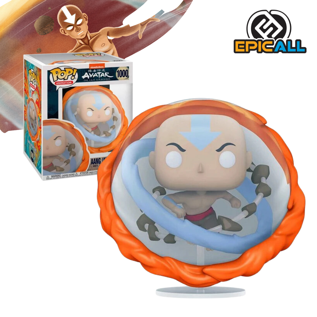 Foto de la figura Funko Pop de tamaño deluxe de Aang Avatar State #1000