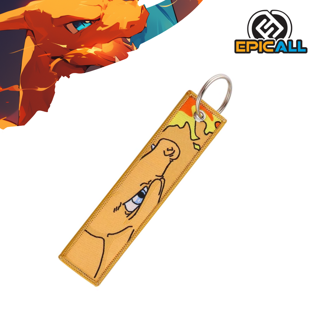 Llavero bordado doble cara Charizard - Pokemon (V3)