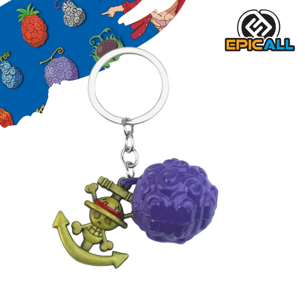 Foto de Llavero One Piece - Fruta Del Diablo (Gomu Gomu No Mi)