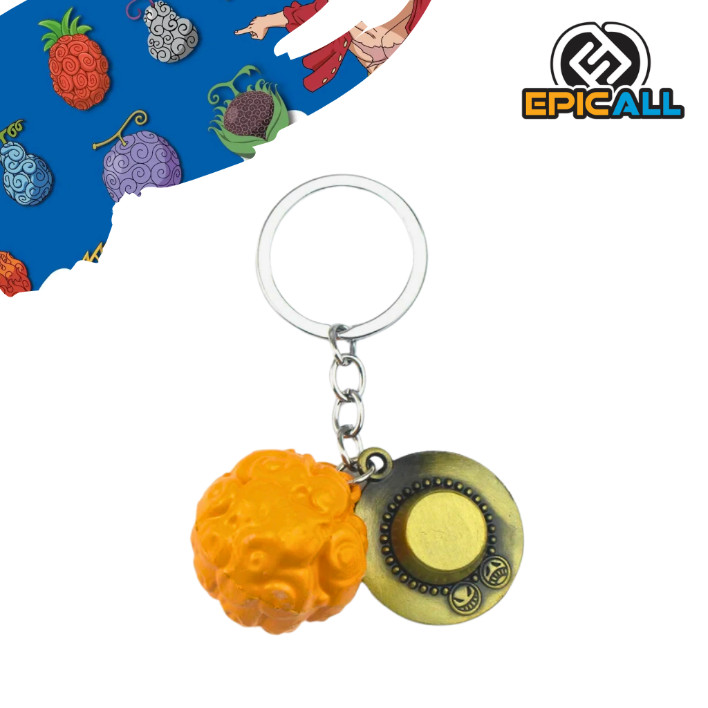 Foto de Llavero One Piece - Fruta Del Diablo (Mera Mera No Mi)