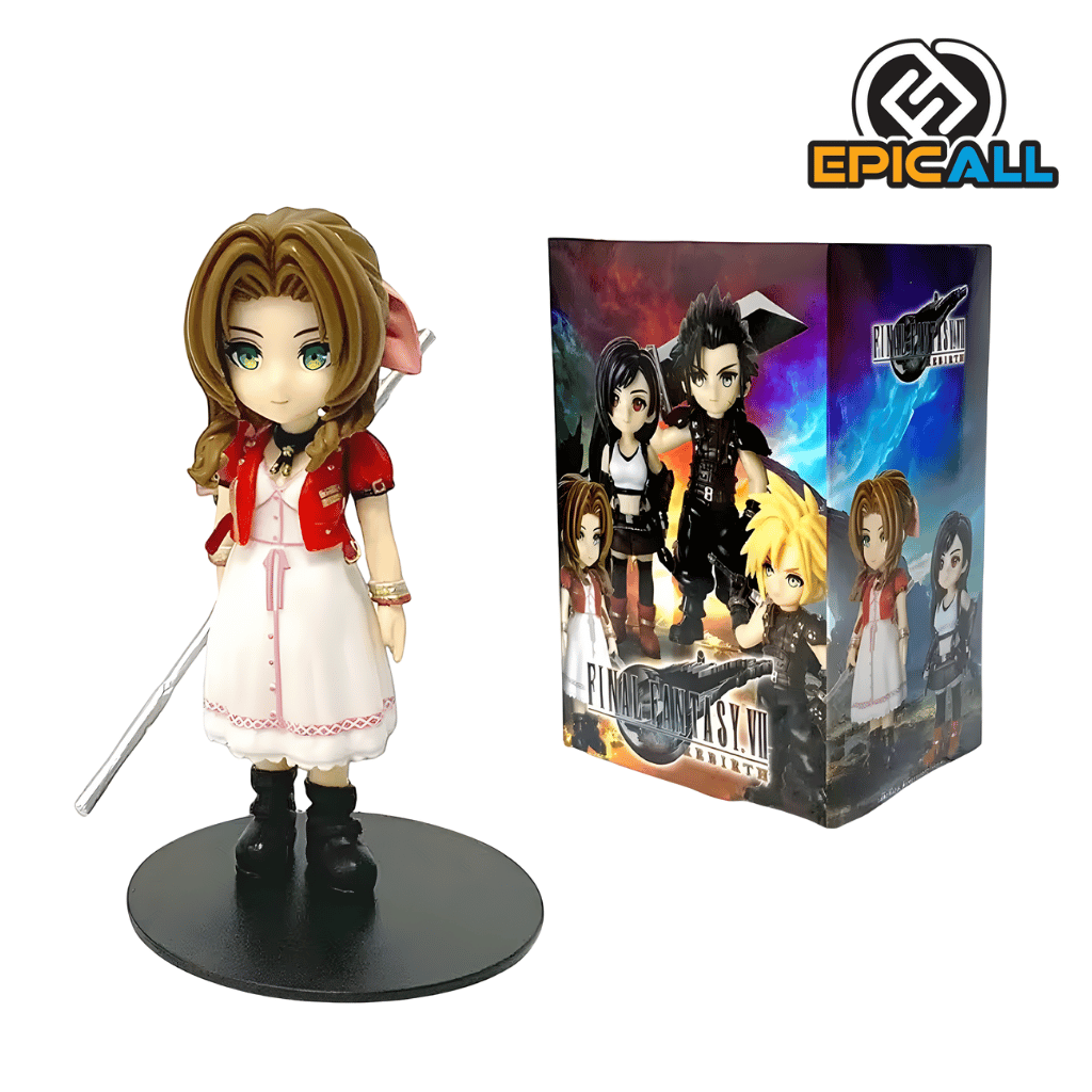 Mini Figuras Estatua Aeris - Final Fantasy 7