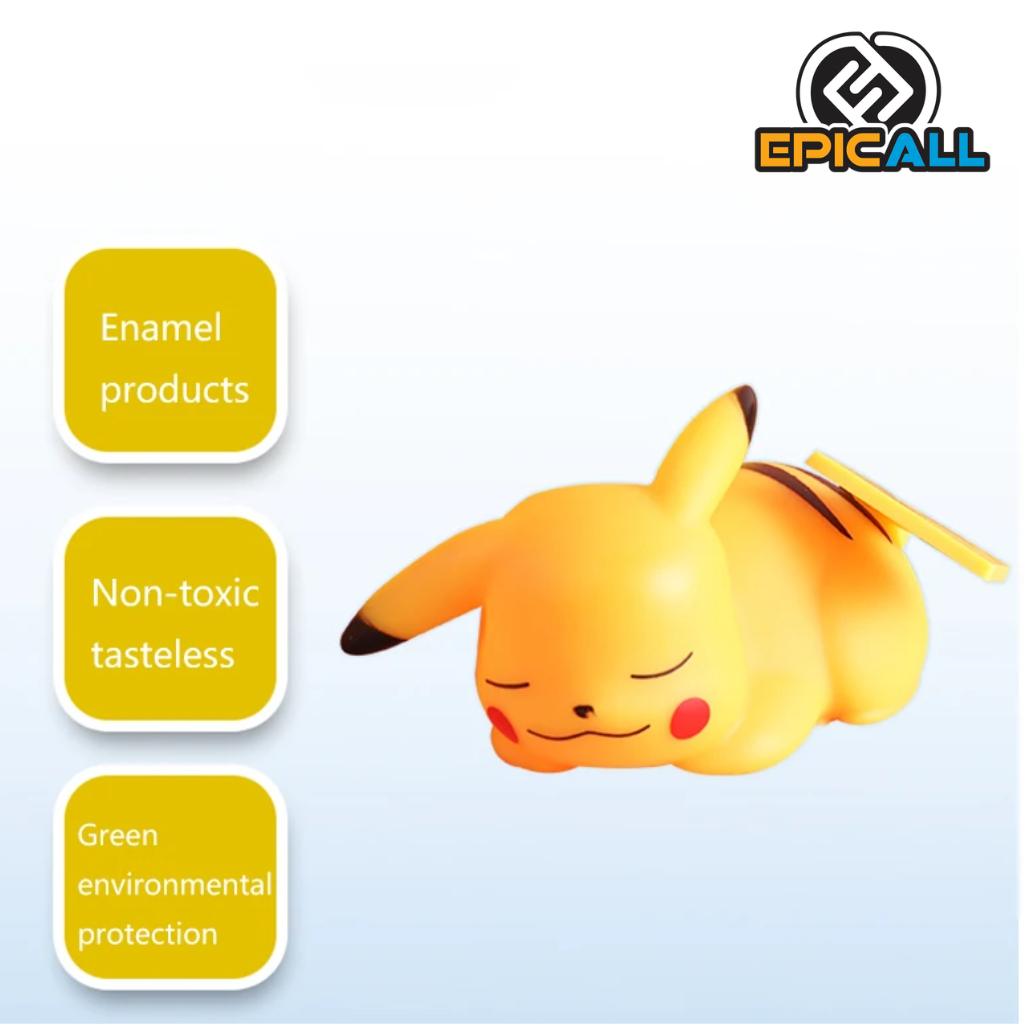 Mini lampara de Pikachu durmiendo (luz de noche) - Pokemon