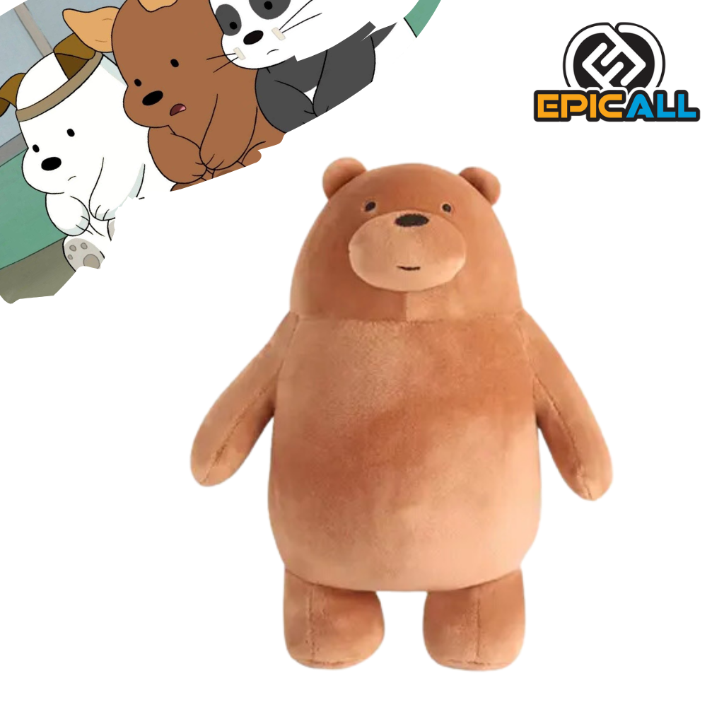Foto de Peluche We Bare Bears - Grizzly (Pardo) 24cm