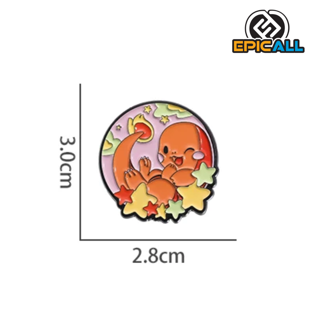Pin Metalico Charmander Kawaii - Pokémon #84