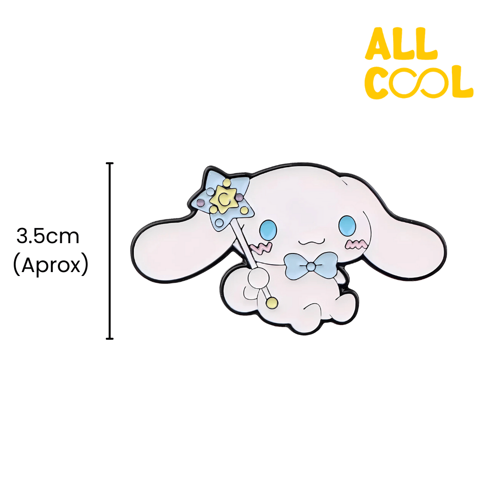 Medidas del pin metalico, 3.5cm aproximadamente.