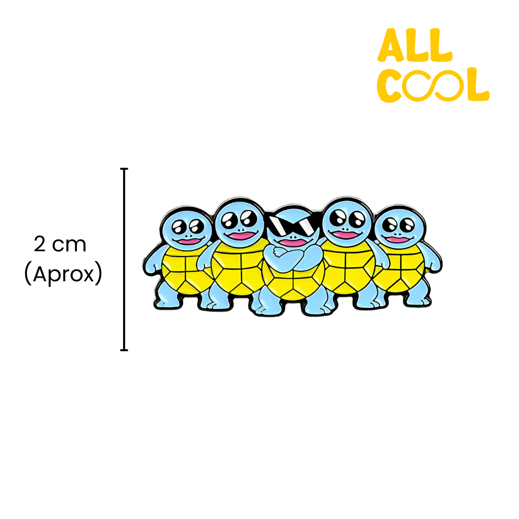 Medidas del pin metalico, 2cm de alto aproximadamente.