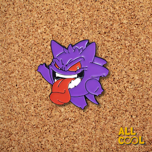 Pin Metálico Gengar Saltando - Pokémon #71