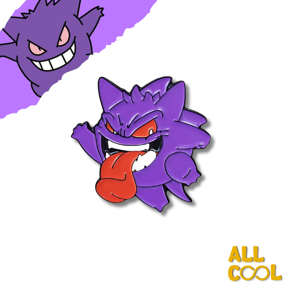 Pin Metálico Gengar Saltando - Pokémon #71