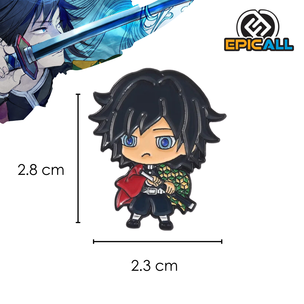 Pin Metálico Tomioka Kawaii - Demon Slayer #80