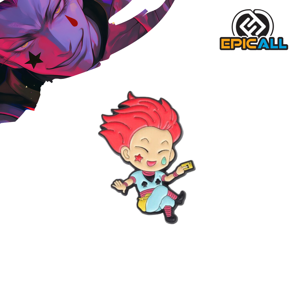 Pin Metálico Hisoka - Hunter X Hunter #15