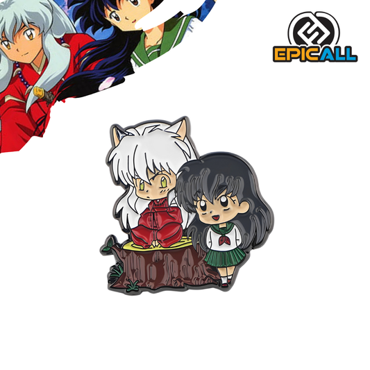 Pin Metálico Inuyasha y Kagome W/ Love #25