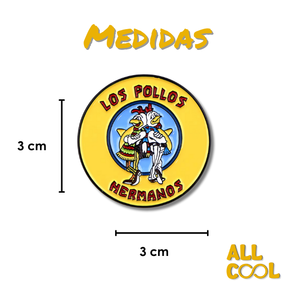 Pin Metálico Los Pollos Hermanos - Breaking Bad #209