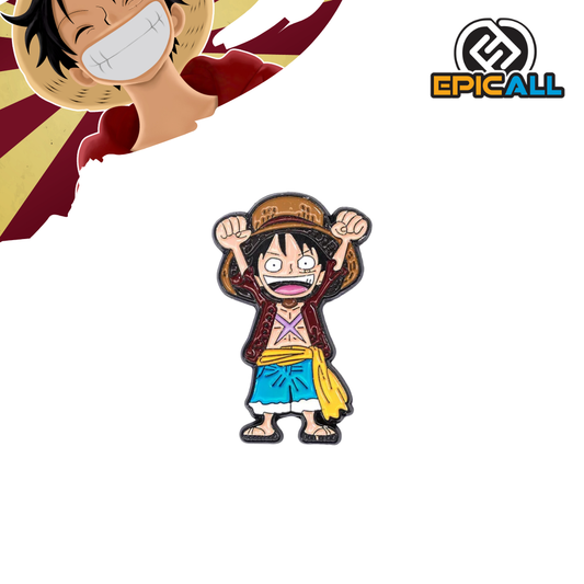 Pin Metálico Luffy Victory - One Piece #58