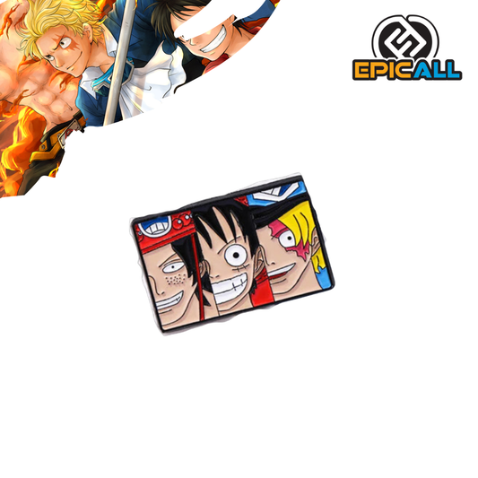 Pin Metálico Luffy, Sabo y Portgas D. Ace - One Piece #69