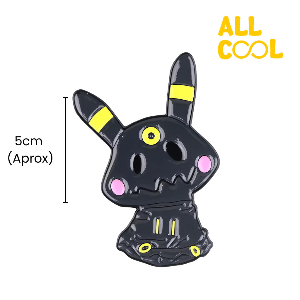 Medida del pin metalico, 5cm aproximadamente.