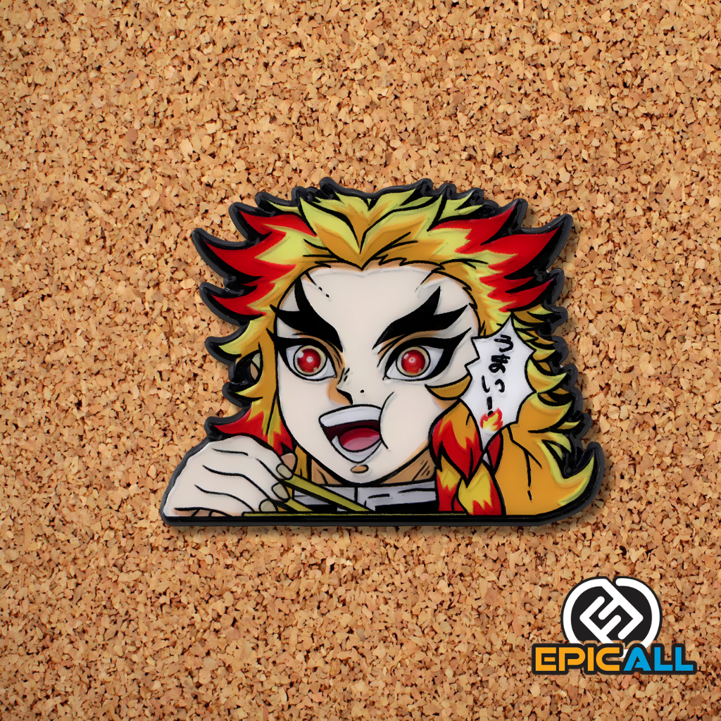 Pin Metálico Kyojuro Rengoku - Demon Slayer #194