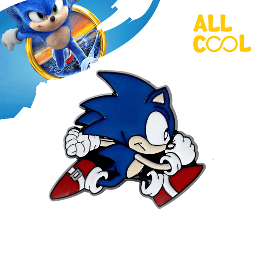 Pin Metalico Sonic The Hedgehog Corriendo #315